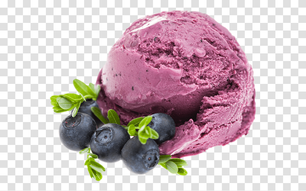 Blueberry Ice Cream, Dessert, Food, Creme, Plant Transparent Png