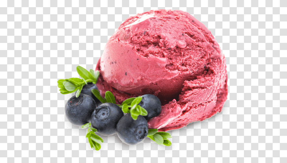 Blueberry Ice Cream, Dessert, Food, Creme, Plant Transparent Png