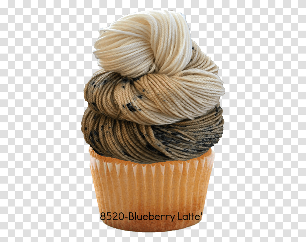 Blueberry Latte Cupcake, Yarn, Wool, Scarf Transparent Png