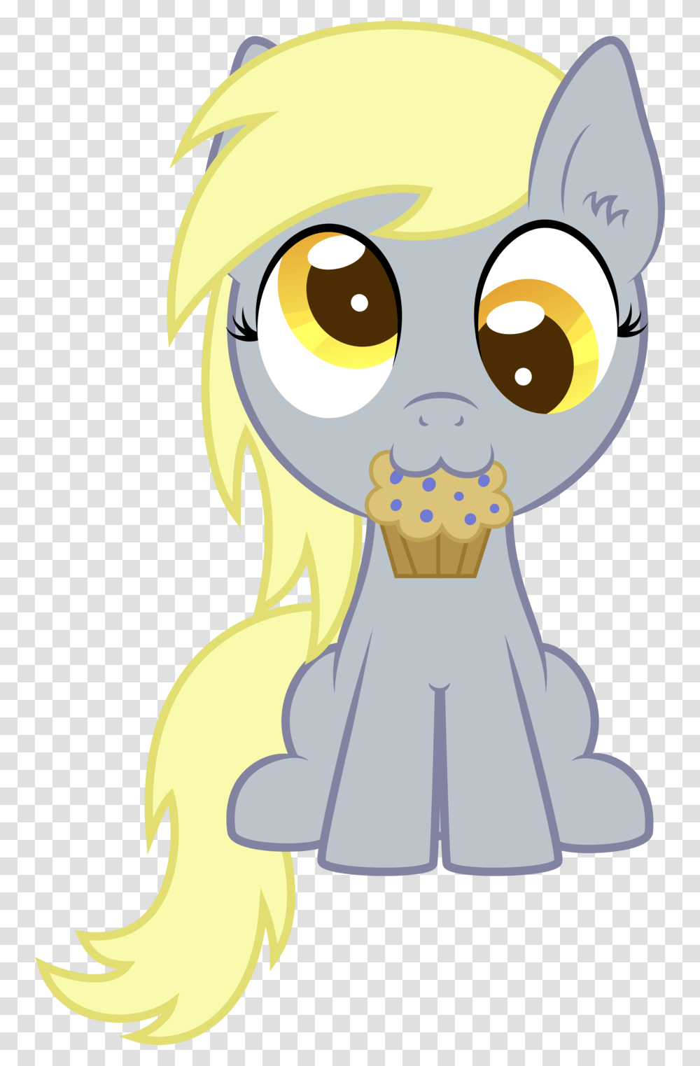 Blueberry Muffin Clipart Chibi Mlp Filly Fanart, Plant, Book, Face Transparent Png