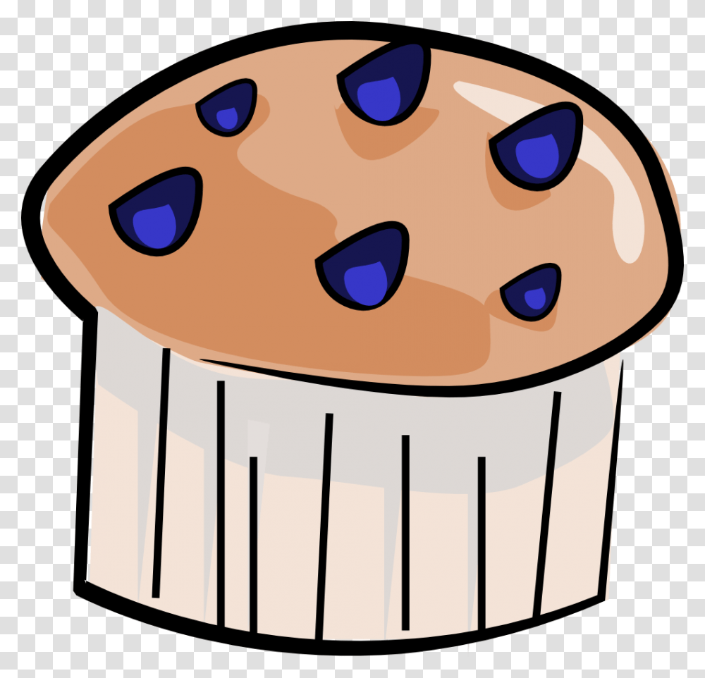Blueberry Muffin Clipart, Cupcake, Cream, Dessert, Food Transparent Png