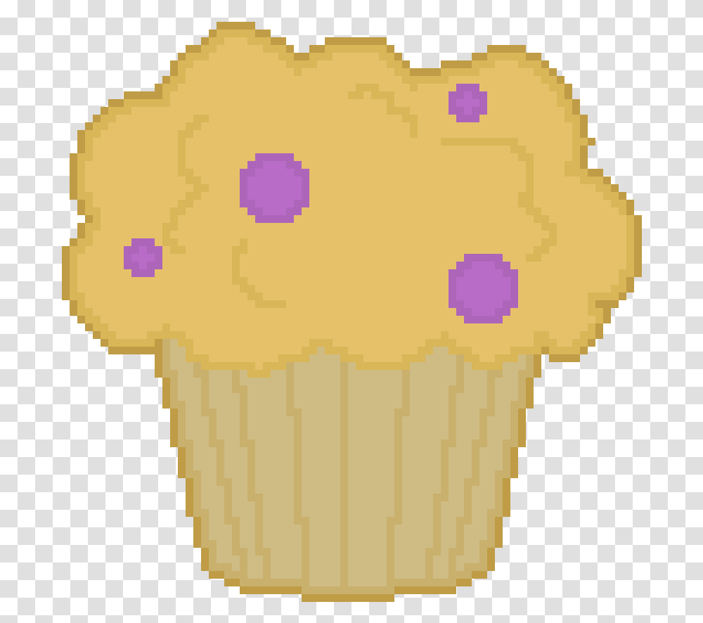 Blueberry Muffin Clipart Terraria King Slime Pixel Art, Dessert, Food, Cupcake, Cream Transparent Png