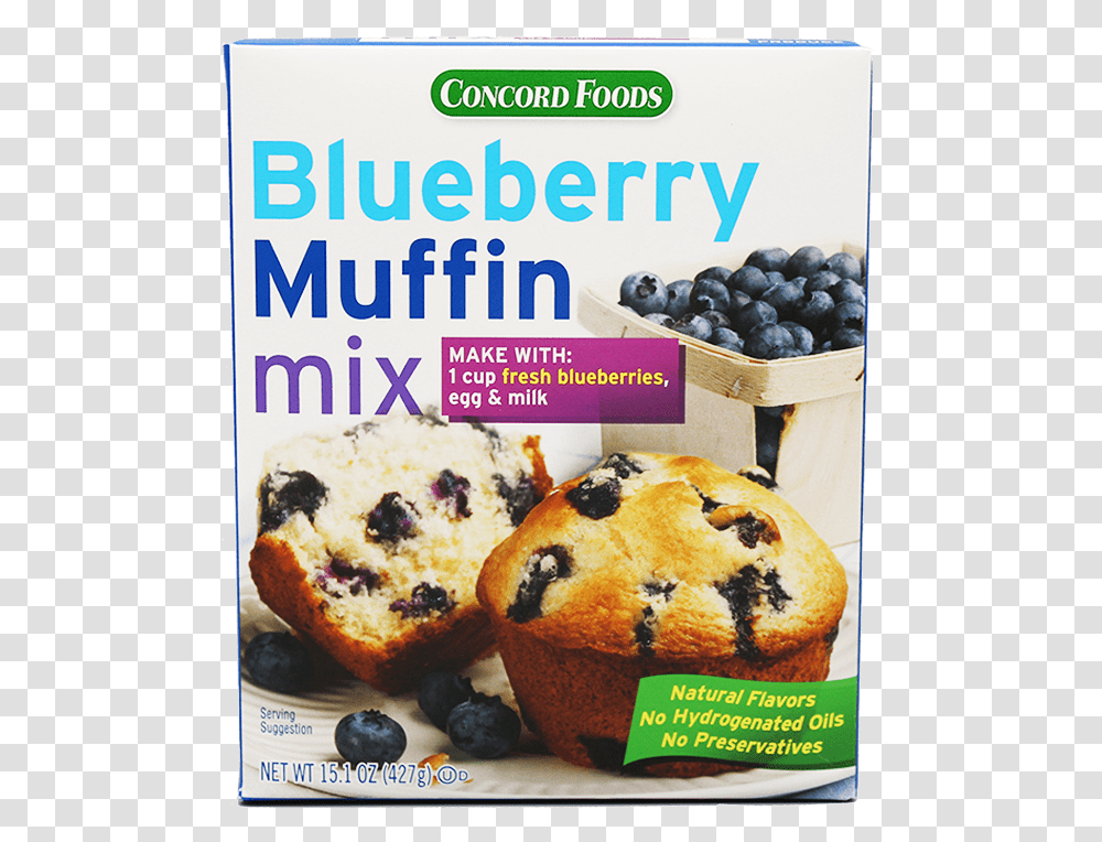 Blueberry Muffin, Fruit, Plant, Food, Dessert Transparent Png