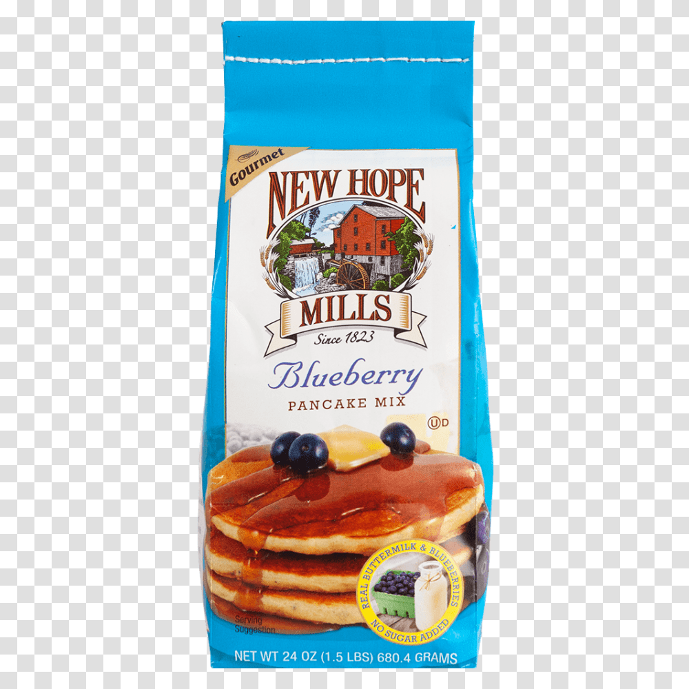 Blueberry Pancake Mix New Hope Mills, Bread, Food, Seasoning, Snack Transparent Png