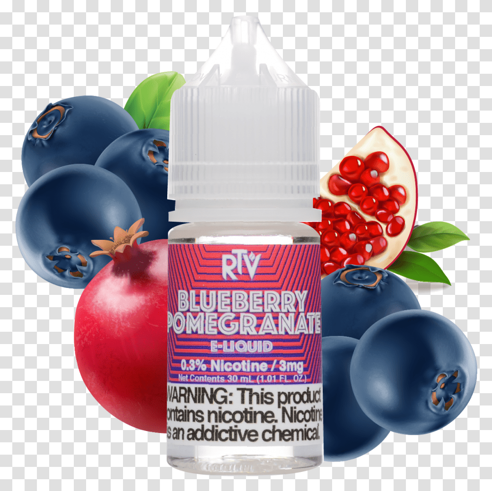 Blueberry Pomegranate Bilberry, Label, Text, Plant, Fruit Transparent Png