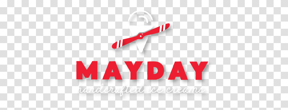 Blueberry Toast Crunch - Mayday Ice Cream May Day Logo, Text, Scissors, Weapon, Clothing Transparent Png