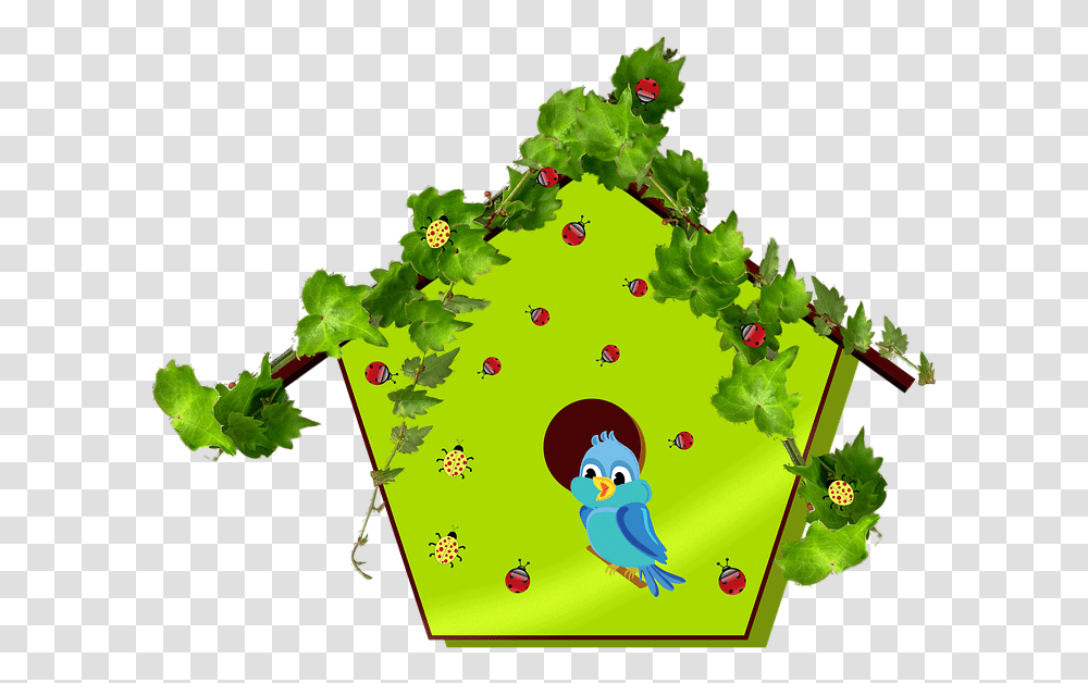 Bluebird Bird Birdhouse Avian House Home Insects Birdhouse Clipart, Animal, Plant, Floral Design Transparent Png