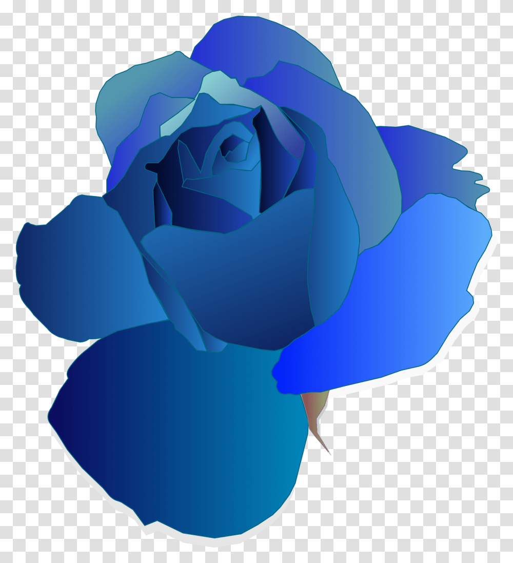 Blueblue Roseplant Blue Flower Gif, Blossom, Balloon, Iris Transparent Png