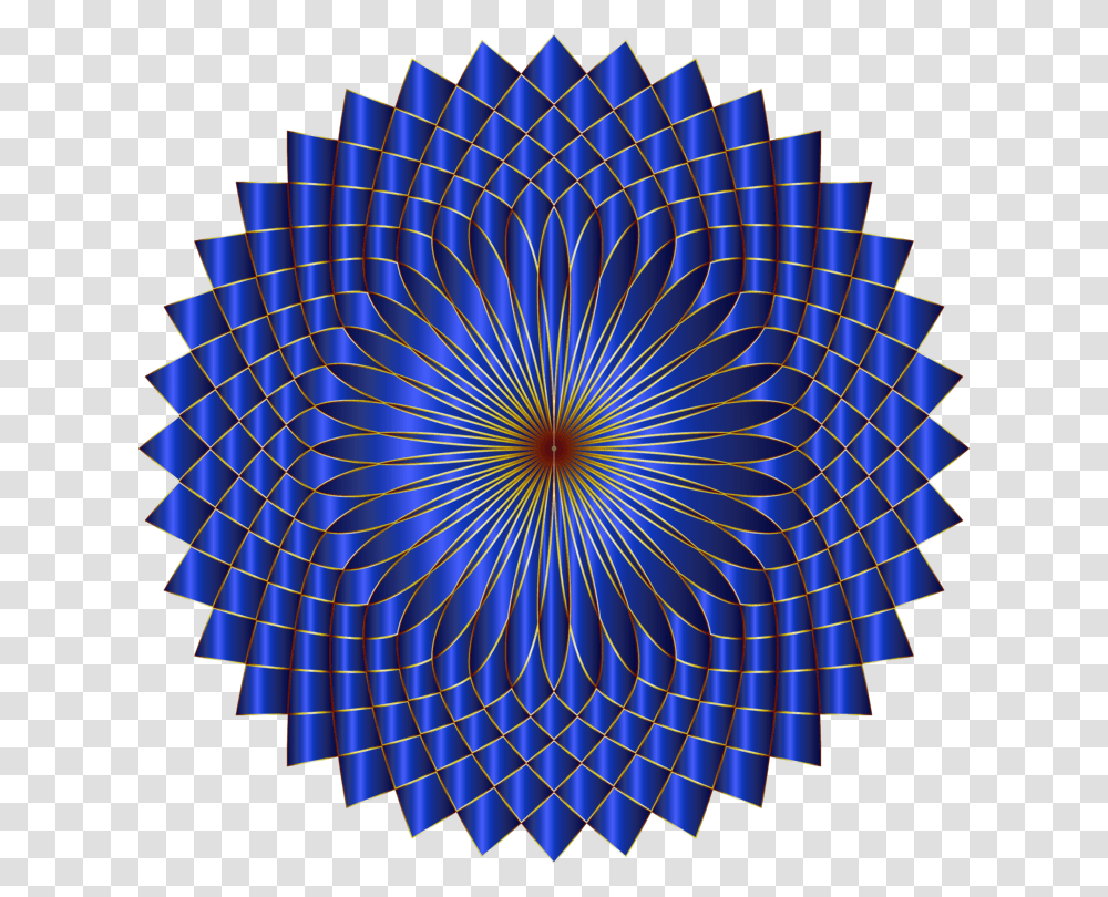 Blueelectric Bluesymmetry Half Animated Sun, Ornament, Pattern, Fractal, Lamp Transparent Png