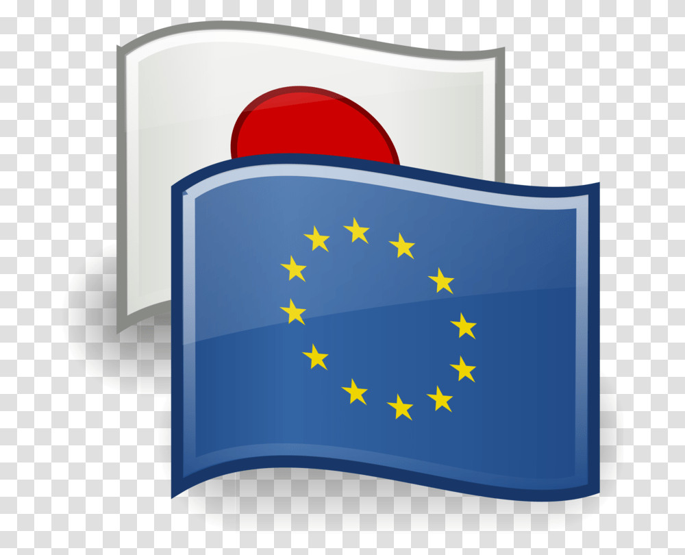 Blueflagflag Of Europe Flag Of Europe, Label, Desk Transparent Png