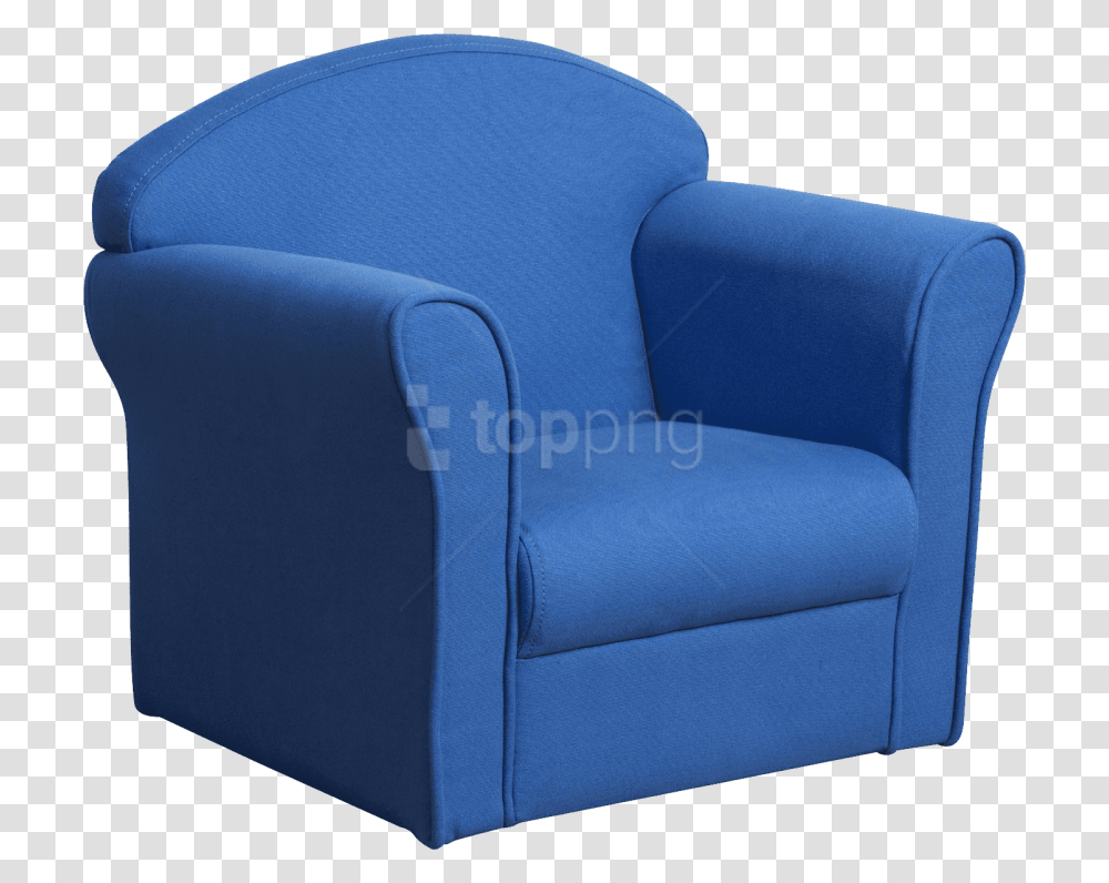 Bluefurnitureclub Blue Armchair Clipart Transparent Png