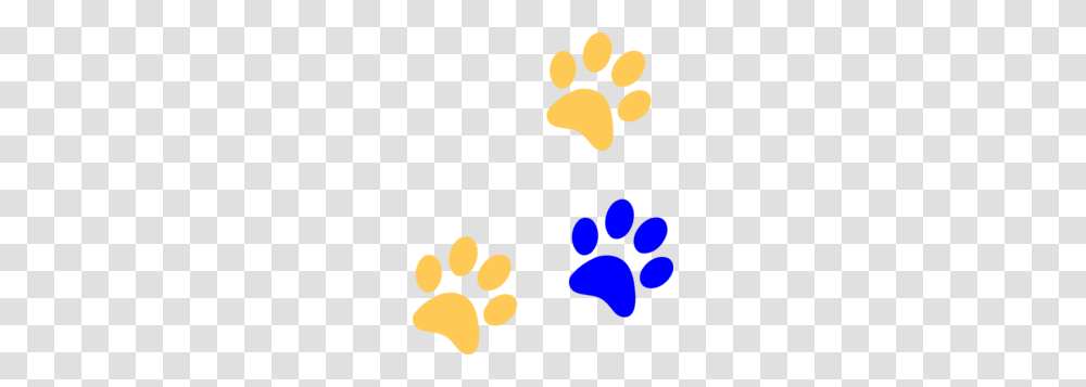 Bluegold Paw Print Clip Art For Web, Footprint, Silhouette, Stain Transparent Png