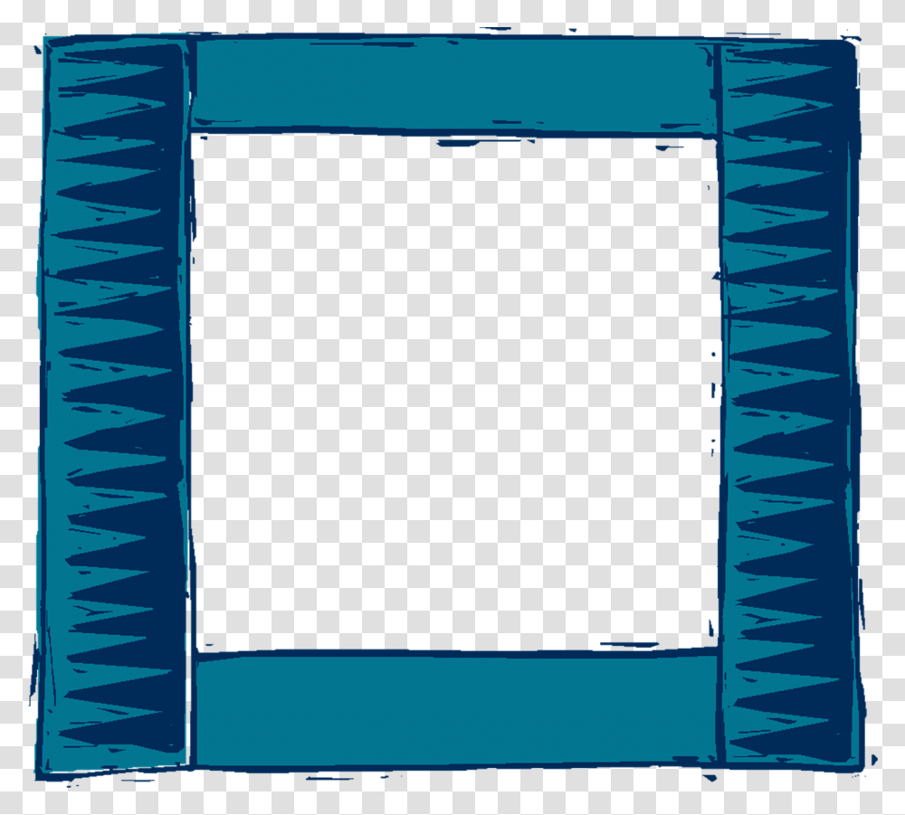 Bluegreen Frame, Monitor, Screen, Electronics Transparent Png