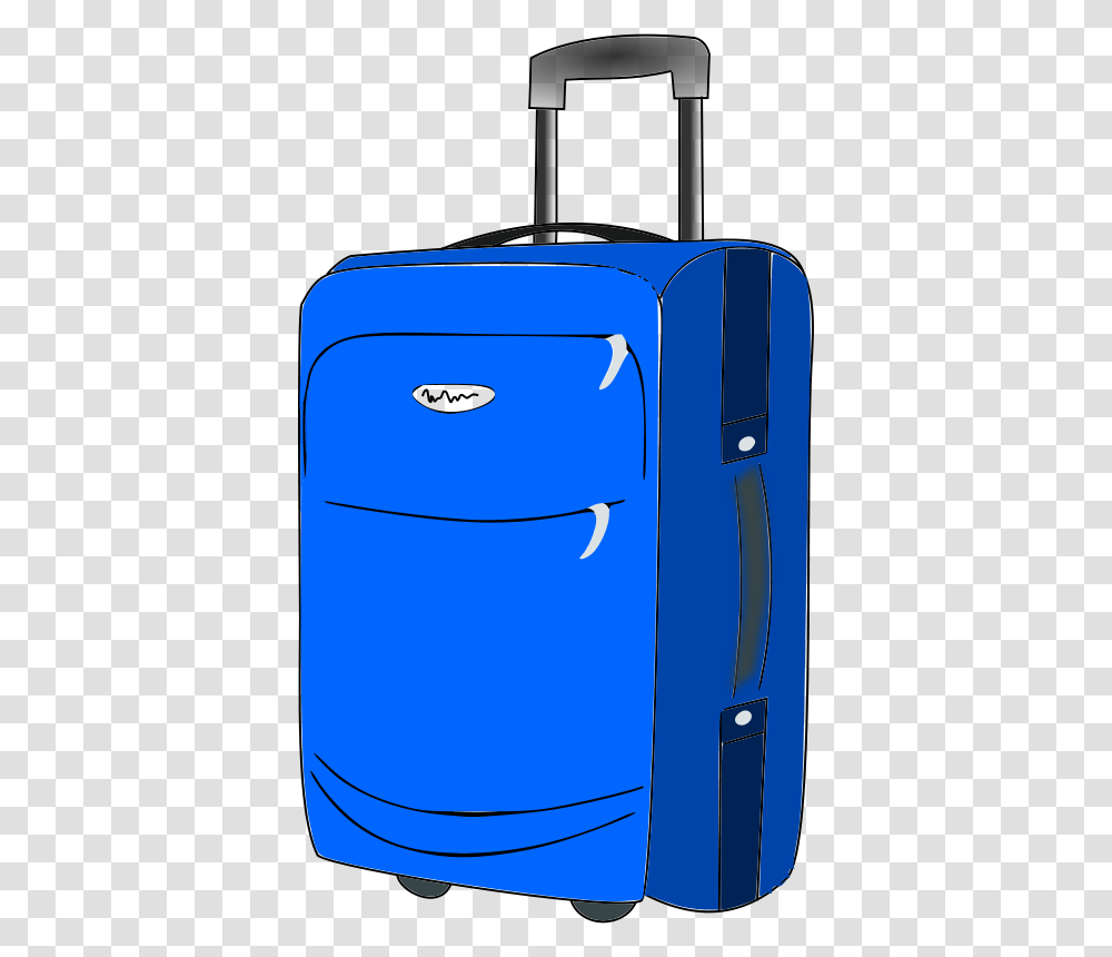 Bluehand Luggageelectric Blue Luggage Clip Art, Suitcase Transparent Png