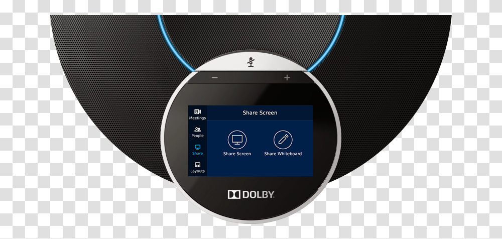 Bluejeans Dolby Conference Phone, Electronics, Disk, Plot Transparent Png