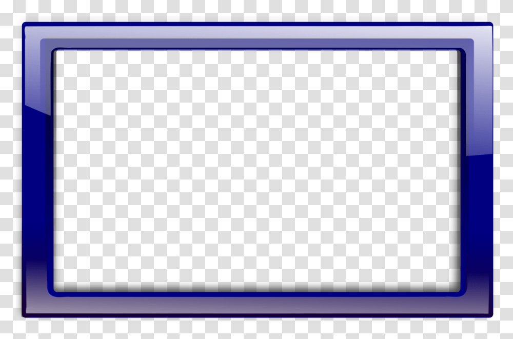 Bluepicture Framesquare Blue Frame, Monitor, Screen, Electronics, LCD Screen Transparent Png