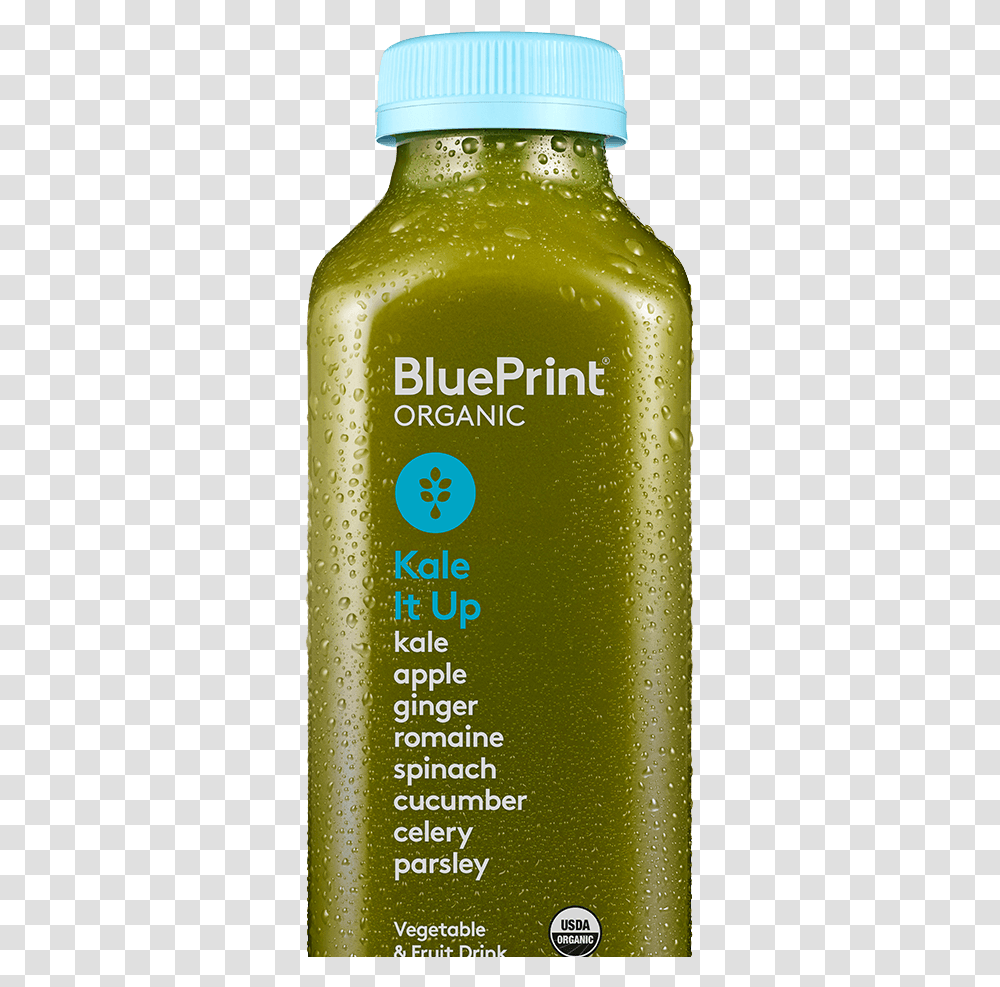 Blueprint Juice Kale It Up, Bottle, Beer, Alcohol, Beverage Transparent Png