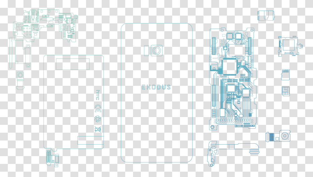 Blueprint Of A Smartphone, Electronic Chip, Hardware, Electronics, Field Transparent Png