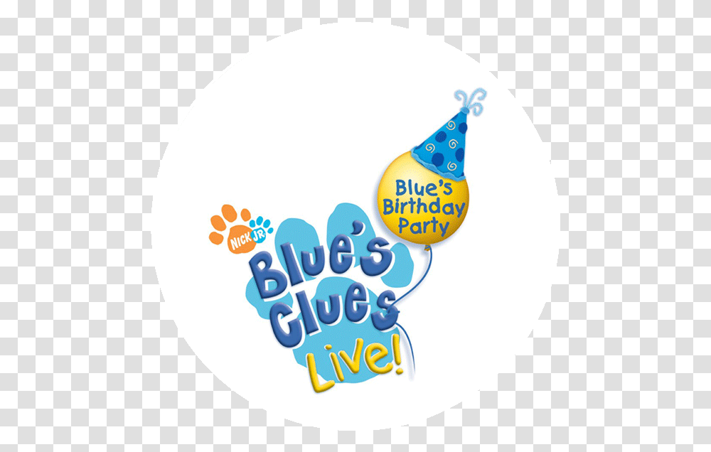 Blues Clues Blues Clues Birthday Party Live Clues, Clothing, Word, Text, Swimwear Transparent Png