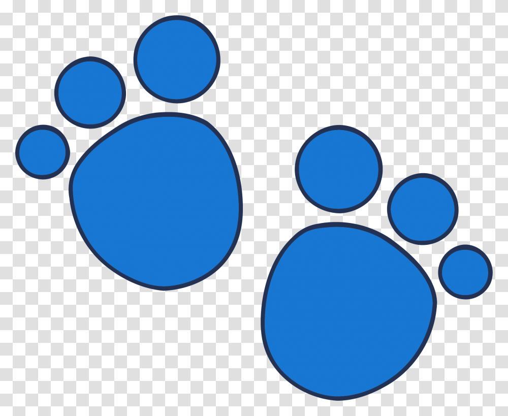 Blues Clues Clip Art Two Footprint Clipart, Stain Transparent Png