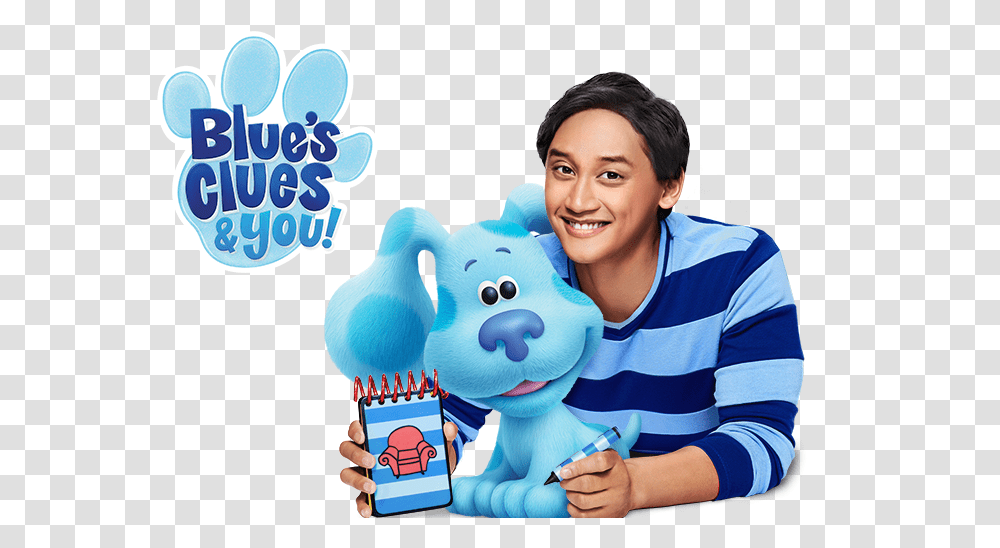 Blues Clues Clues And You, Toy, Person, Human, Face Transparent Png