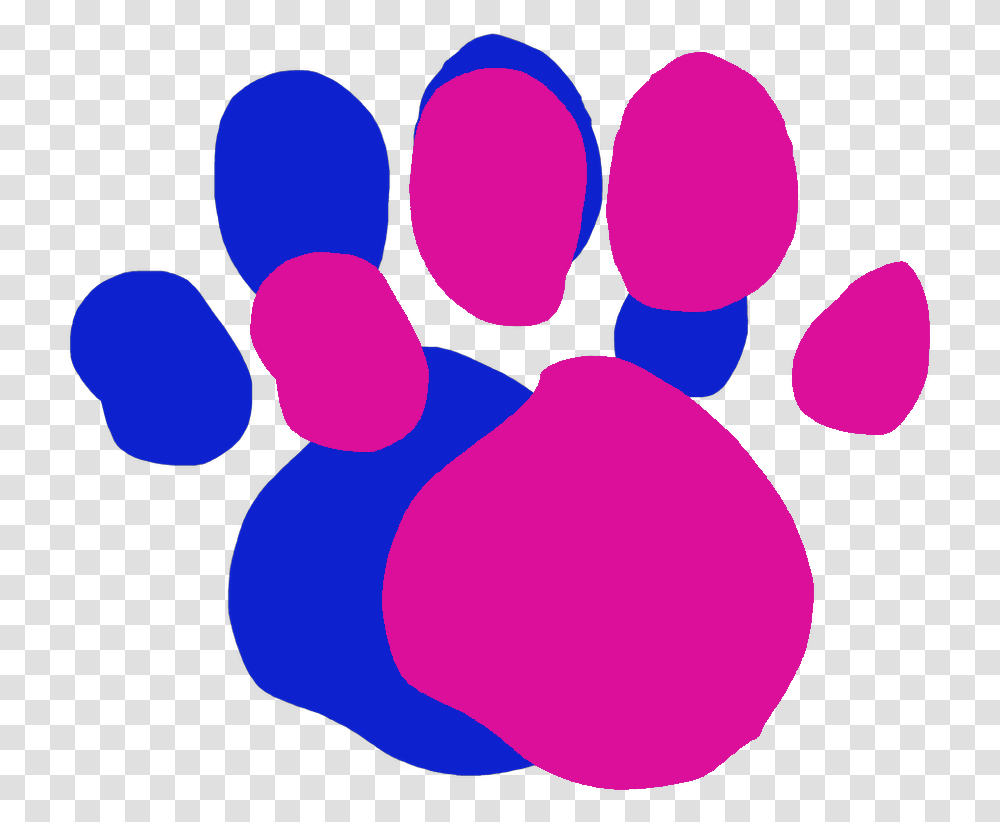 Blues Clues Paw Print Maisy Mouse Clues Magenta Paw Print, Bowling, Balloon, Bowling Ball, Sport Transparent Png