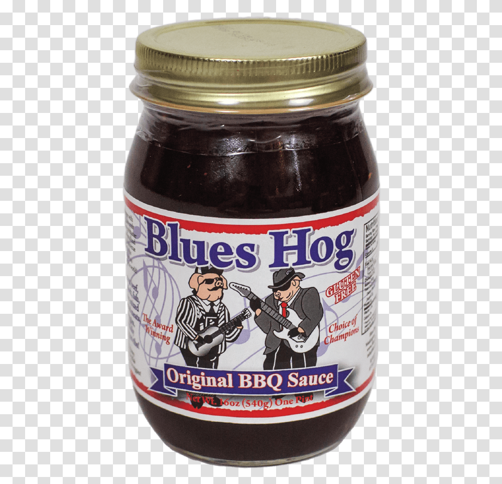Blues Hog Original Bbq Sauce, Person, Beer, Alcohol, Beverage Transparent Png