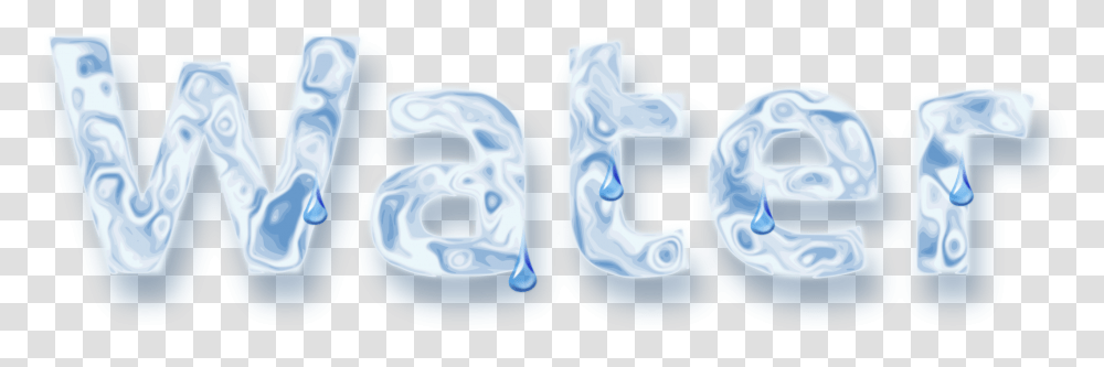 Bluetextbrand Water Word Art, Number, Alphabet, Toothpaste Transparent Png