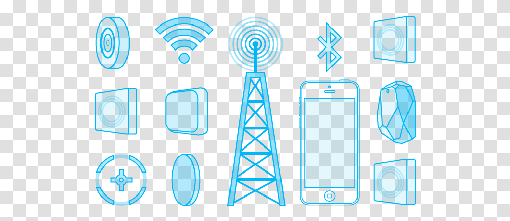 Bluetooth Beacon Icon, Mobile Phone, Electronics, Cell Phone, Texting Transparent Png