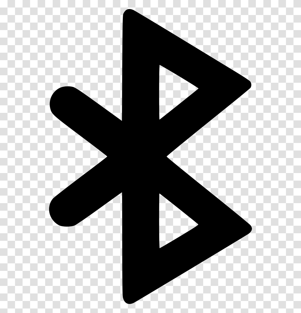 Bluetooth Bluetooth White, Cross, Logo, Trademark Transparent Png