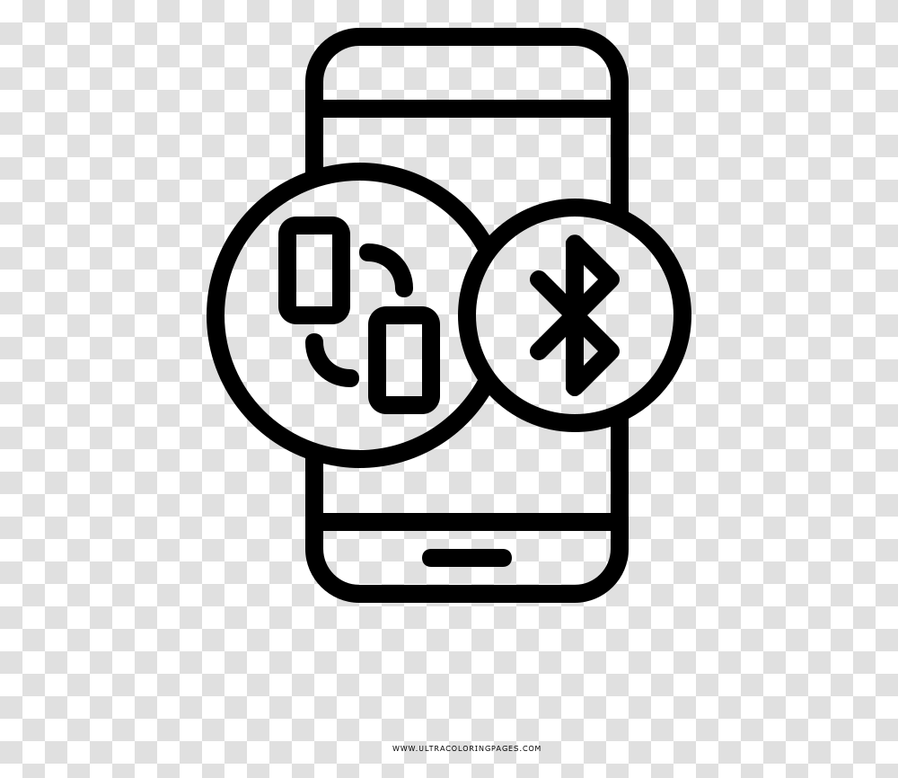 Bluetooth Coloring Page, Gray, World Of Warcraft Transparent Png