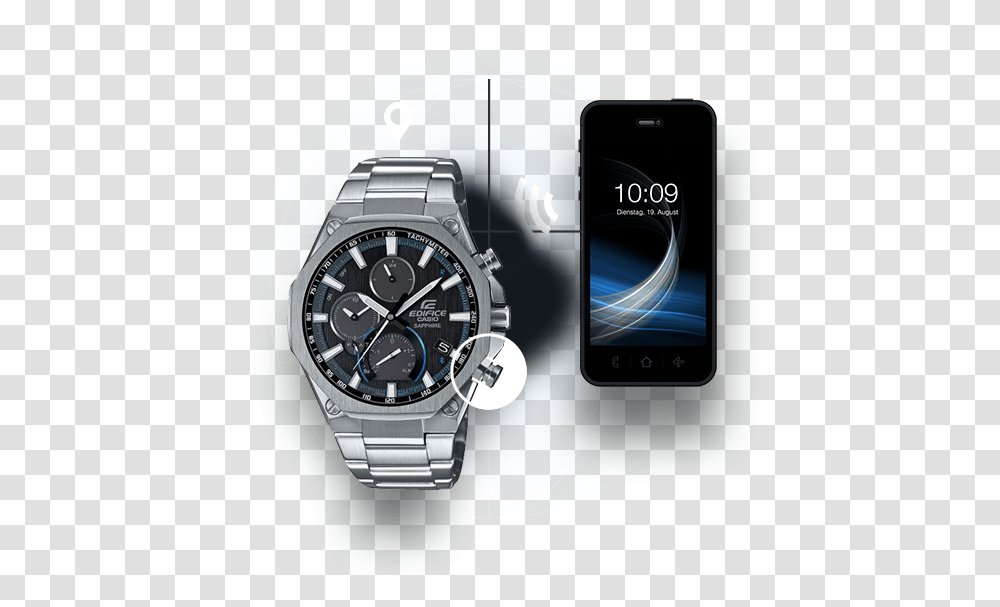 Bluetooth Edifice State Oftheart Technology Edifice Casio Eqb 1100yd 1ajf, Wristwatch, Clock Tower, Architecture, Building Transparent Png