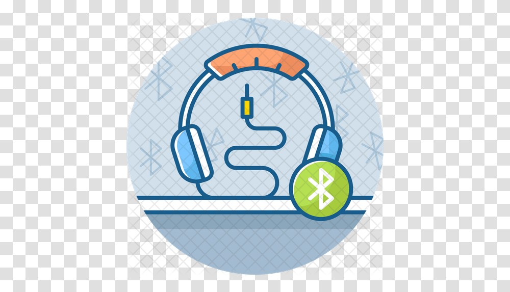 Bluetooth Headphones Icon Of Colored Clip Art, Security, Text, Symbol Transparent Png