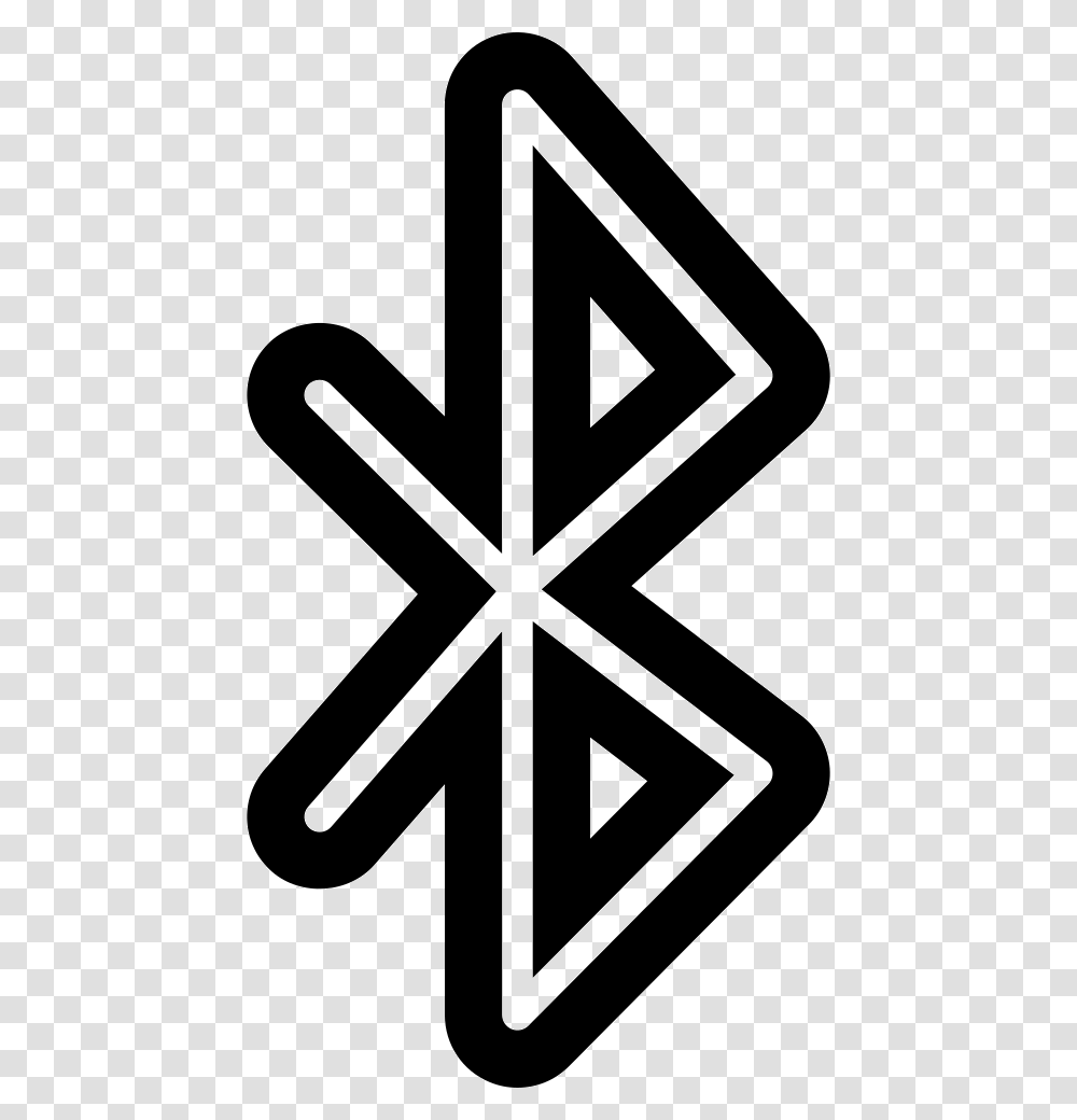 Bluetooth, Logo, Emblem, Stencil Transparent Png
