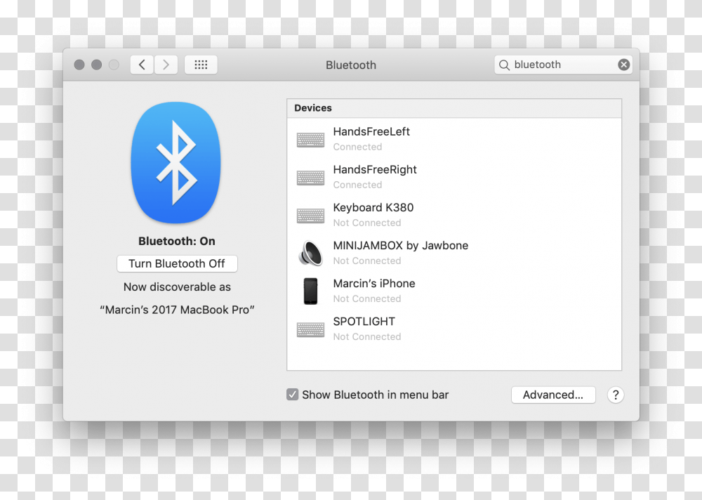 Bluetooth On Macbook Pro, File, Webpage, Electronics Transparent Png