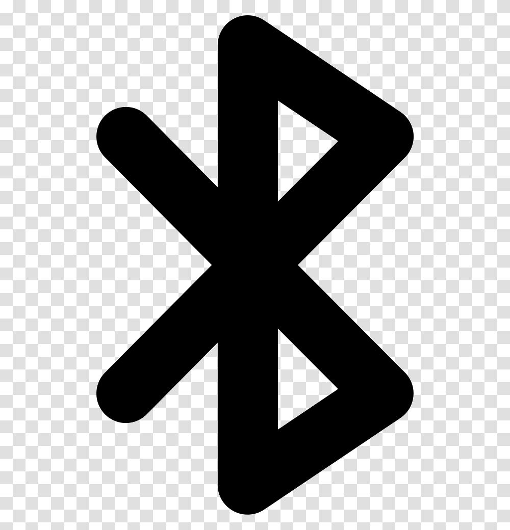 Bluetooth Signal Sign, Stencil, Logo, Trademark Transparent Png