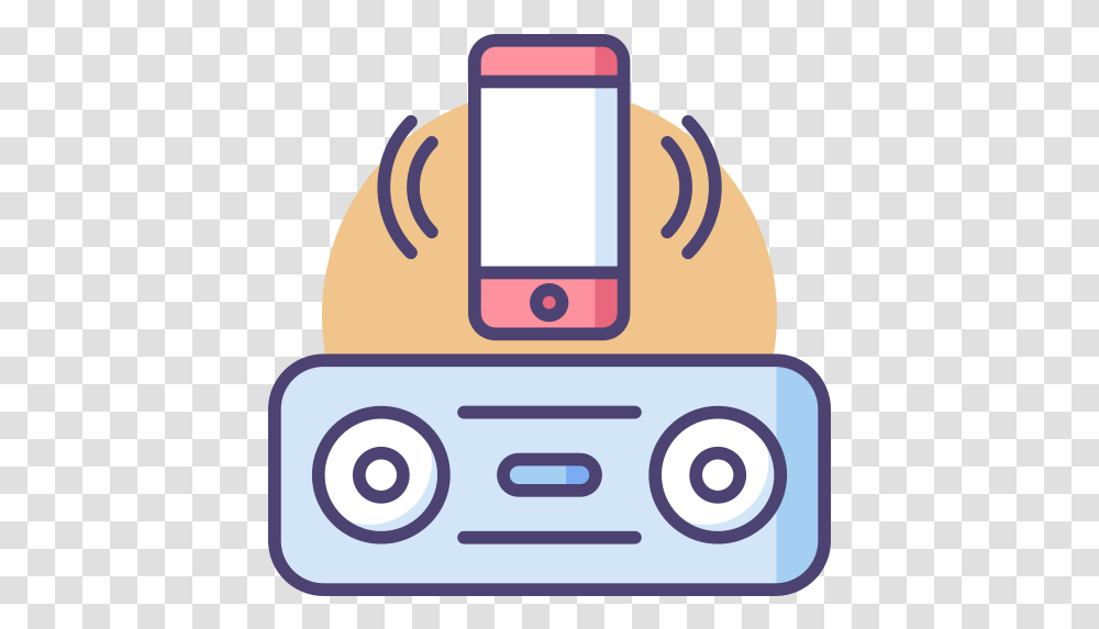 Bluetooth Speaker Vector Icons Free Portable, Electronics, Stereo, Ipod, Radio Transparent Png
