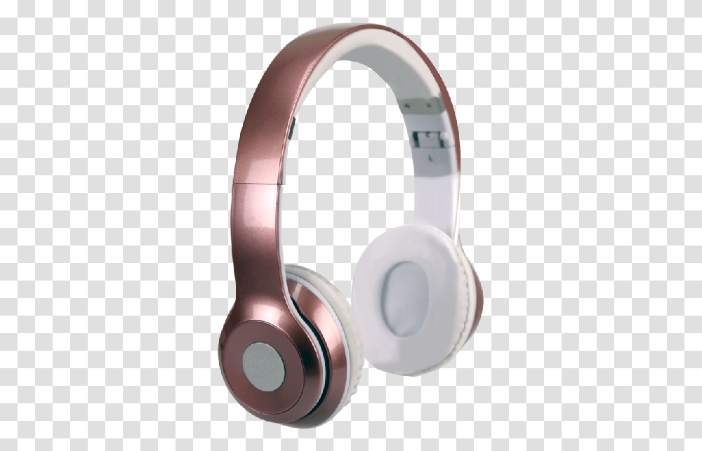 Bluetooth Stereo Rose Gold Fashion Headphones Portable, Electronics, Headset, Tape Transparent Png