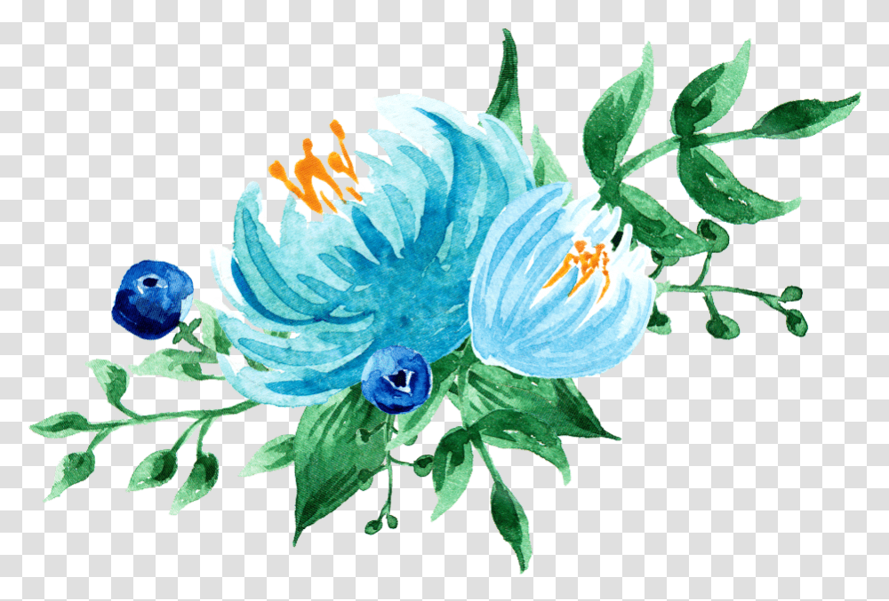 Bluewatercolorflowers Illustration, Plant, Pollen, Iris Transparent Png