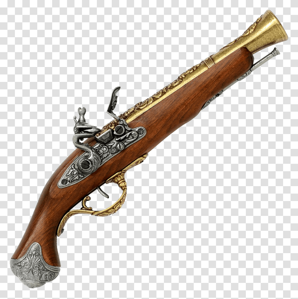 Blunderbuss Pistol, Axe, Tool, Weapon, Weaponry Transparent Png