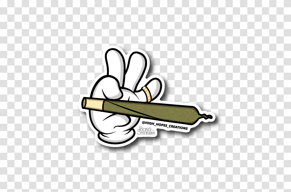 Blunt Clipart Kush Weed Sticker, Text, Dynamite, Bomb, Weapon Transparent Png