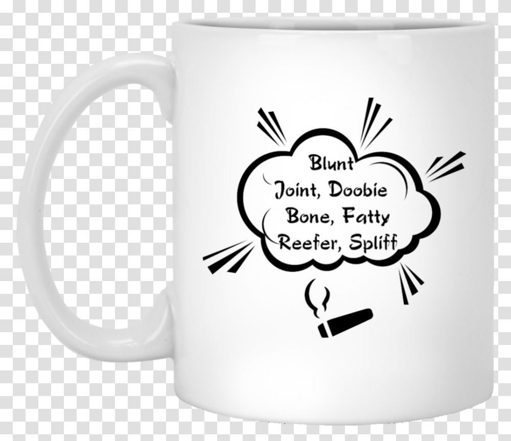 Blunt Joint Doobie Mug Cloud Text, Coffee Cup Transparent Png