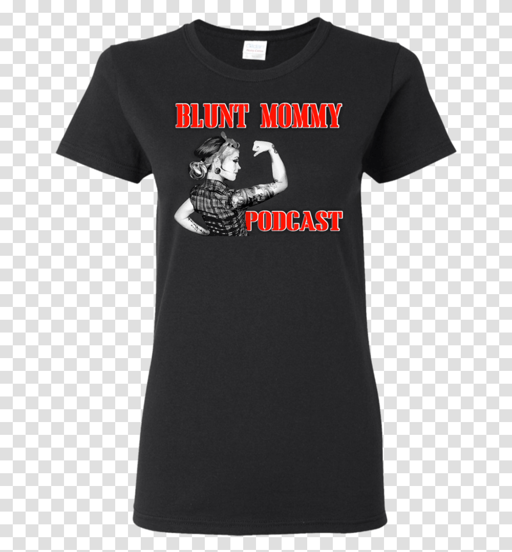 Blunt Mommy Podcast Ladies Shirt 2xl Blunts T Shirt, Apparel, T-Shirt, Person Transparent Png