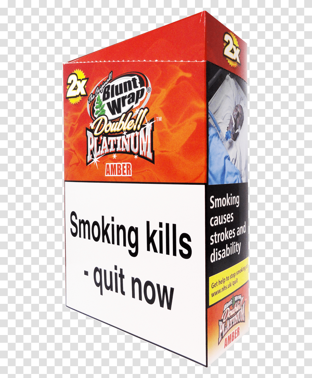 Blunt Wrap Double Platinum Amber Double Platinum Blunt Wrap Amber, Sweets, Food, Confectionery, Box Transparent Png
