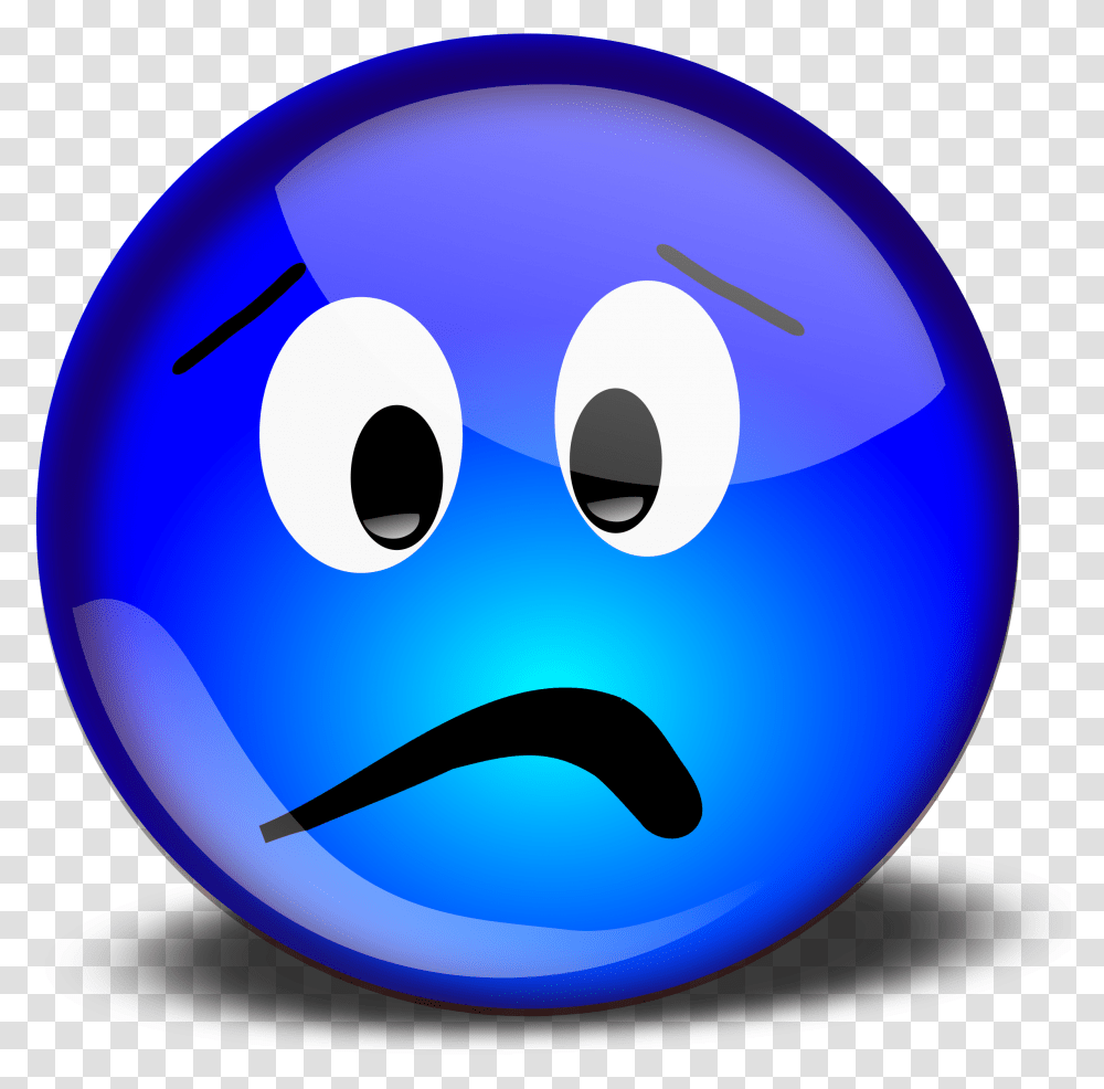 Blur Clipart Sad Face Pencil And In Color Blur Clipart Blue Sad Face Emoji, Disk, Animal, Sphere, Bird Transparent Png