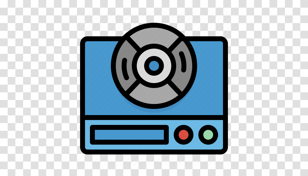 Bluray Cd Dvd Player Video Icon Output Device, Electronics, Stereo, Cd Player, Ipod Transparent Png