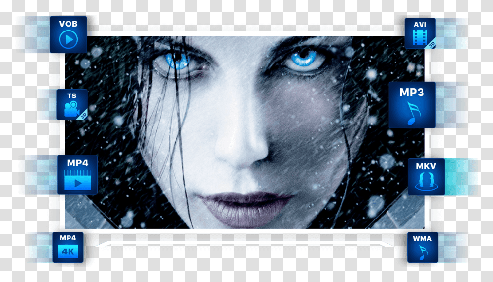 Bluray Ripper Best Underworld Evolution, Person, Drawing, Face Transparent Png