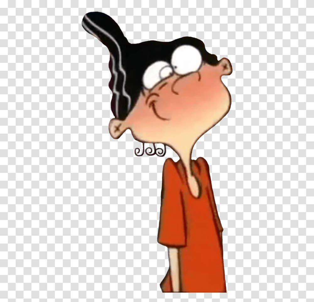 Blushing Double D For All Your Double D N Eddy Edd, Head, Person, Cushion Transparent Png