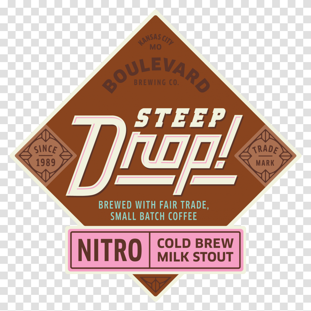 Blvd Steep Drop Nitro Coffee Milk Stout, Advertisement, Poster, Flyer, Paper Transparent Png