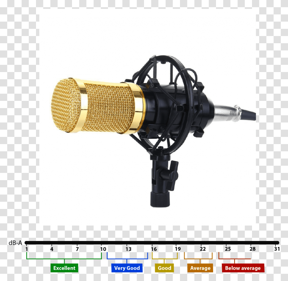 Bm 800 Mic, Electrical Device, Lighting, Microphone, Power Drill Transparent Png